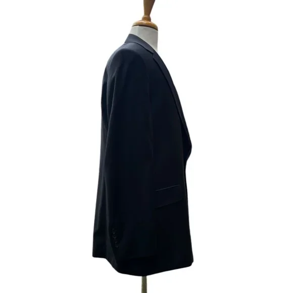 Brooks Brothers Men's Wool Blend Explorer Madison Fit Blazer Size 44L Black
